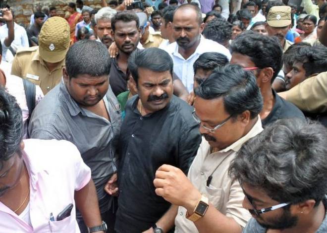 சீமானை கைது செய்ய வேண்டும் ’ - காங்கிரஸ்!! 17