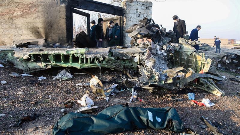 Plane clash at iran