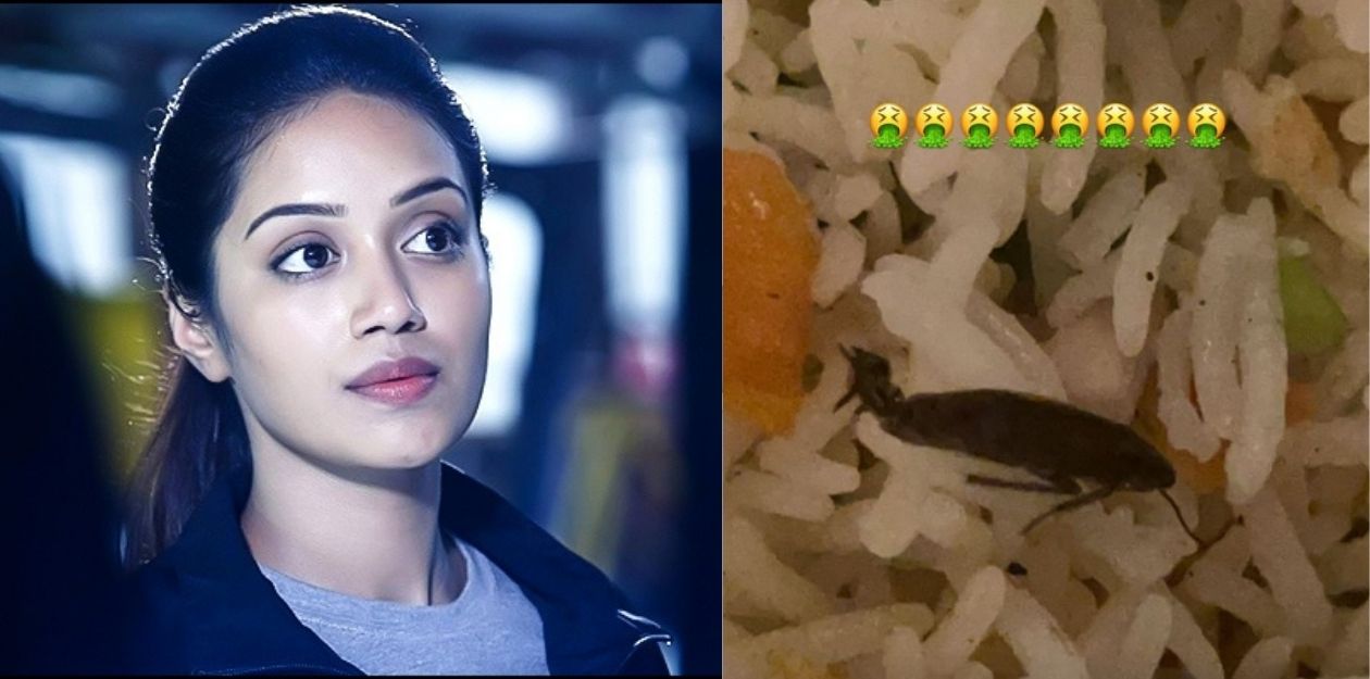 சாப்பாட்டில் கரப்பான்பூச்சியை கண்டு கடுப்பான நிவேதா பெத்துராஜ் புகார் ! 5