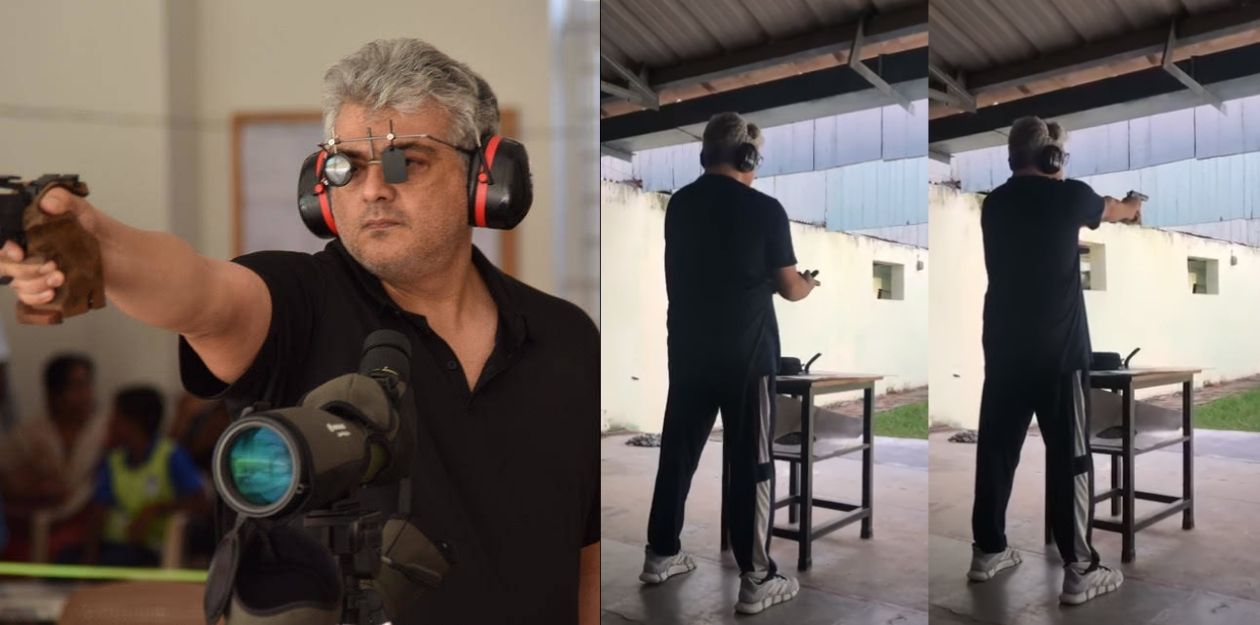 Thala Ajithன் Style ஆன Gun Shooting recent video! 29