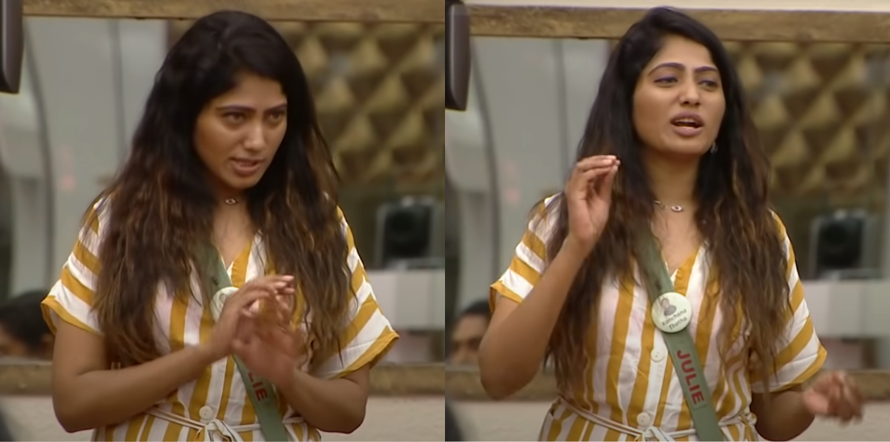 மத்தவங்க சாப்பாடுல நான் மண்ணை வாரி போடல..உடைந்து அழுத ஜூலி | Biggboss Ultimate Feb22 Promo 1 87