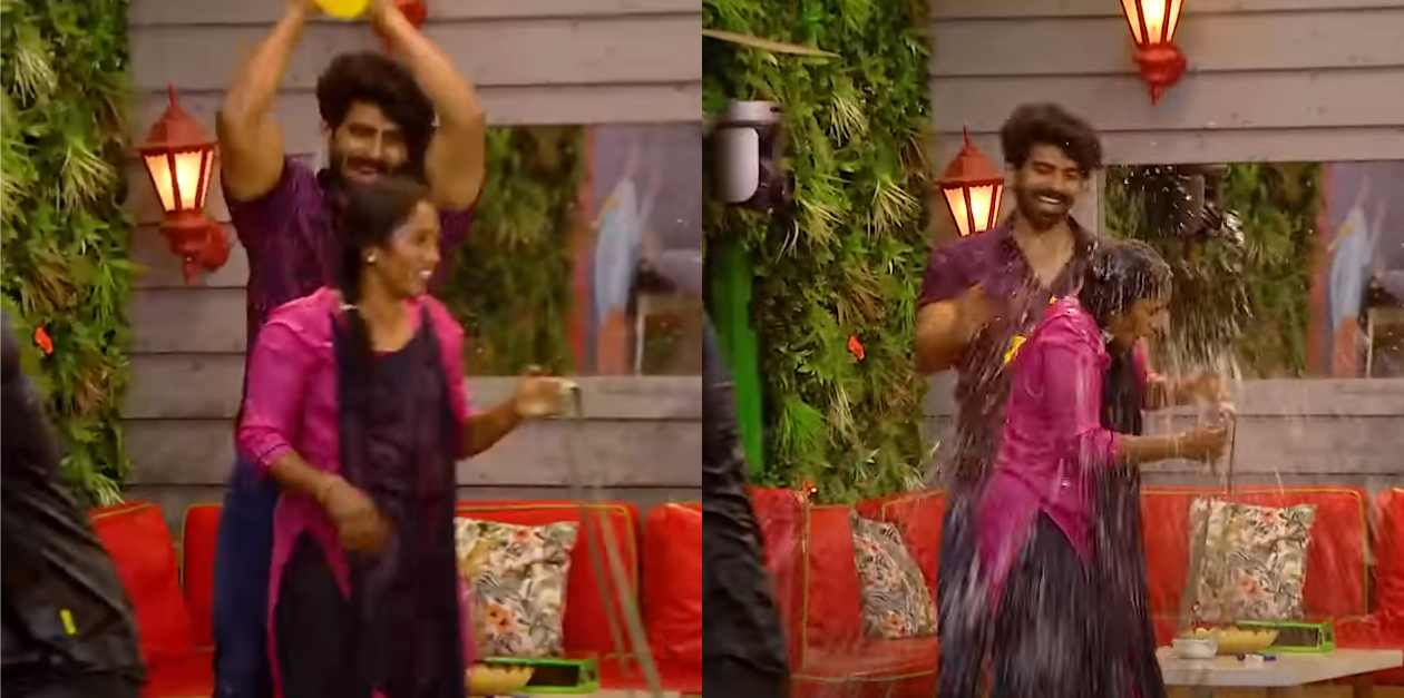 பின்னால் இருந்து வந்து தாமரை தலையில் தண்ணீர் பலூனை போட்டு உடைத்த பாலா | BB Ultimate 46