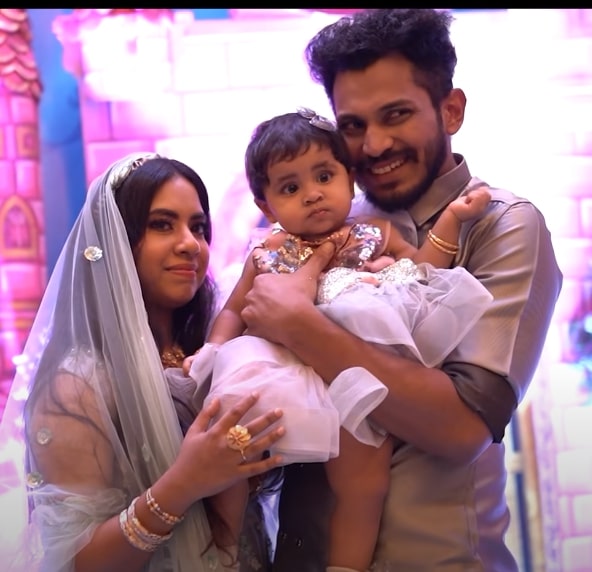 குட்டி மகளின் முதல் பிறந்தநாளை கொண்டாடிய குரேஷி..வந்து வாழ்த்திய விஜய் டிவி பிரபலங்கள் 3