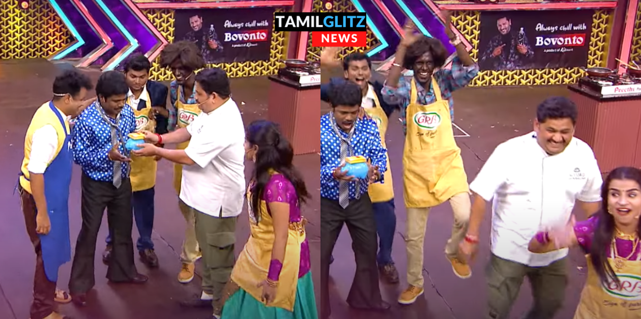 பட் சொன்ன காமெடி..அதிர்ச்சியில் உறைந்த மதுரை முத்து..வேற லெவல் பண்றீங்க பட் சார் | Cook With Comali 81