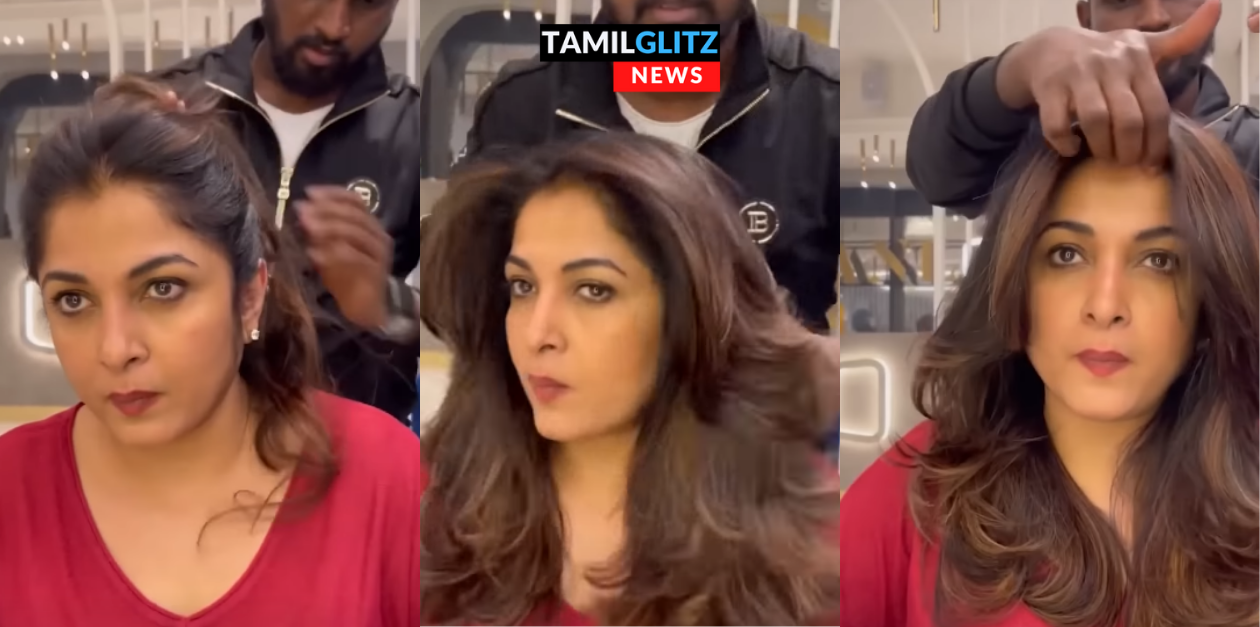 ஹேர்ஸ்டைலை மாற்றி செம்ம cute ஆக மாறிய நீலாம்பரி..உங்களுக்கு வயசே ஆகாதா? | Ramya Krishnan 85