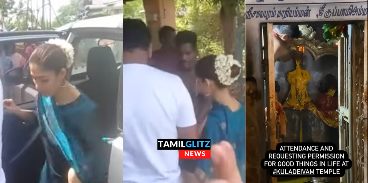 திருமண உத்தரவு கேட்க திருச்சியில் உள்ள குலதெய்வ கோவிலுக்கு சென்ற விக்னேஷ் சிவன், நயன்தாரா 61