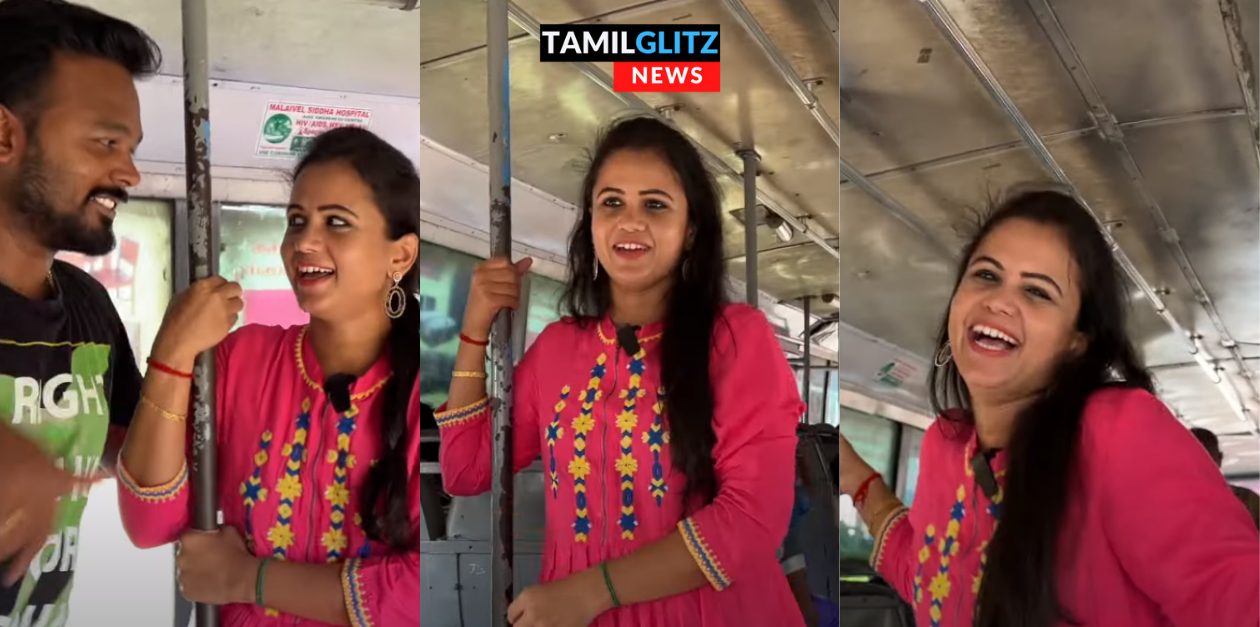அரசு பேருந்தில் ஏறி கம்பியை பிடிக்காமல் கீழே விழ போன மணிமேகலை..செம்ம காமெடி | Manimegalai 19