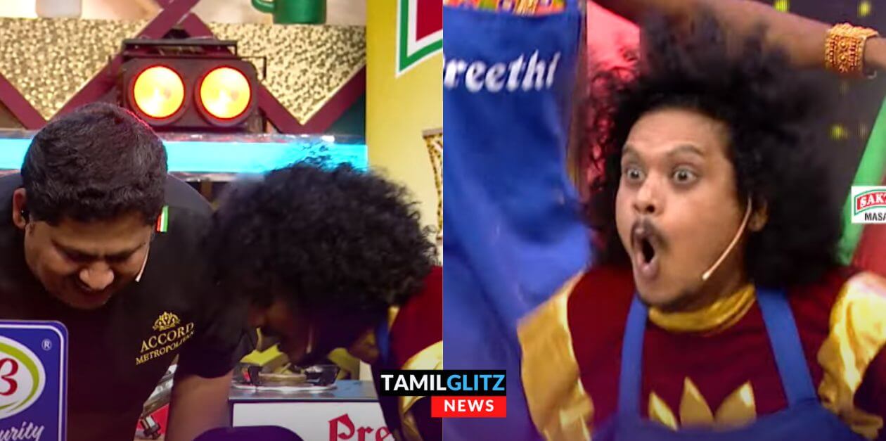 டேய் சங்கரா மீன்! இங்க பாரு அப்பா சித்தப்பாலாம் வந்து இருக்காங்க..பட்டை மரணமாக கலாய்த்த புகழ் 7