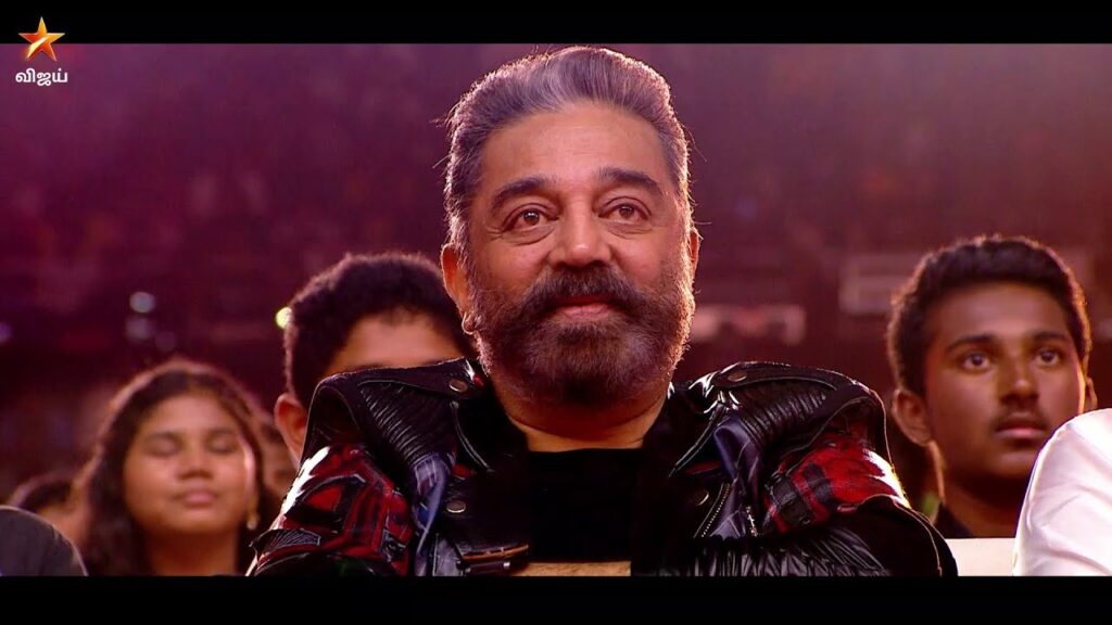 பிரம்மாண்டமாய் நடந்த இசை வெளியீட்டு விழா..கெத்தாக என்ட்ரி கொடுத்த ஆண்டவர் | Audio Launch Promo 3