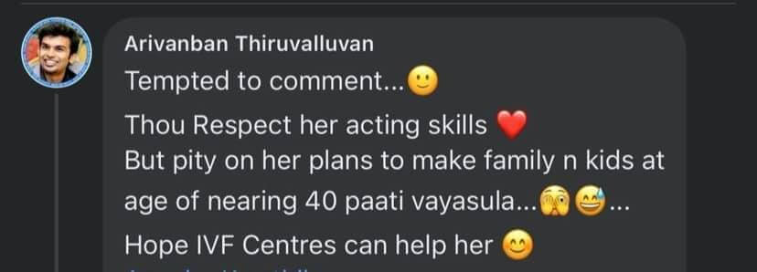 30 வயசுக்கு மேல வீக் ஆய்டும்..குழந்தை பிறக்காது..அதான் அப்படி சொன்னேன்..நயன்தாராவை 'பாட்டி' என்று சொன்ன டாக்டர் மீண்டும் போட்ட சர்ச்சை பதிவு.. 5