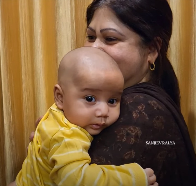 குட்டி மகனை முதல் முறையாக காட்டிய ஆல்யா..தம்பிக்கு முத்தம் கொடுத்து விளையாடும் ஐலா..இந்த குட்டி பையனும் செம்ம Cute ஆ இருக்கானே 3