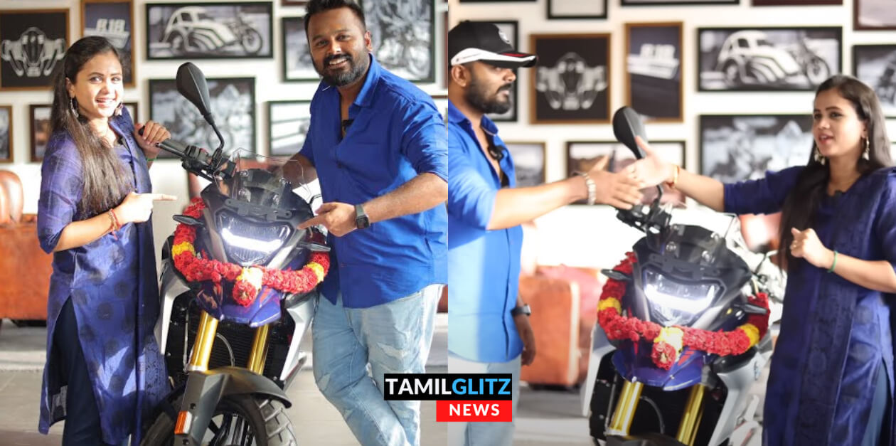கணவன் பிறந்தநாளுக்காக BMW பைக் பரிசளித்த மணிமேகலை.. மாஸ் பண்றீங்களே மணிமேகலை 101