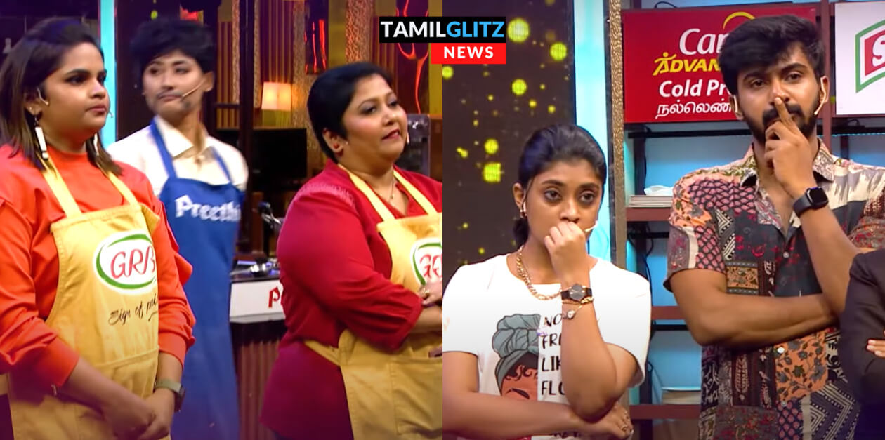 இந்த வாரம் வெளியேற போறது கிரேஸ்-ஆ, வித்யுவா? தாமு சொன்ன வார்த்தையால் அதிர்ச்சியில் குக்குகள் 127