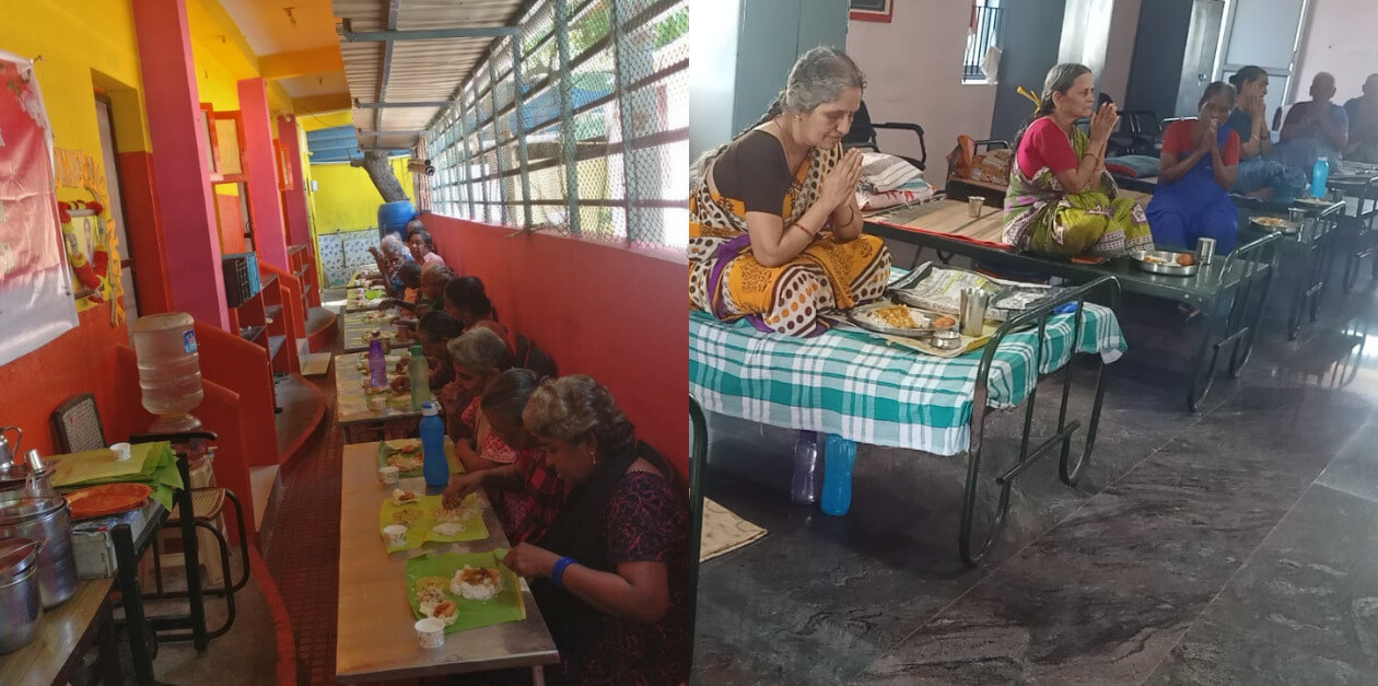 குழந்தை குட்டியா ரெண்டு பெரும் 100 வருஷம் வாழனும்..விருந்து கொடுத்த நயன், விக்கியை மனதார வாழ்த்திய முதியவர்கள் 5