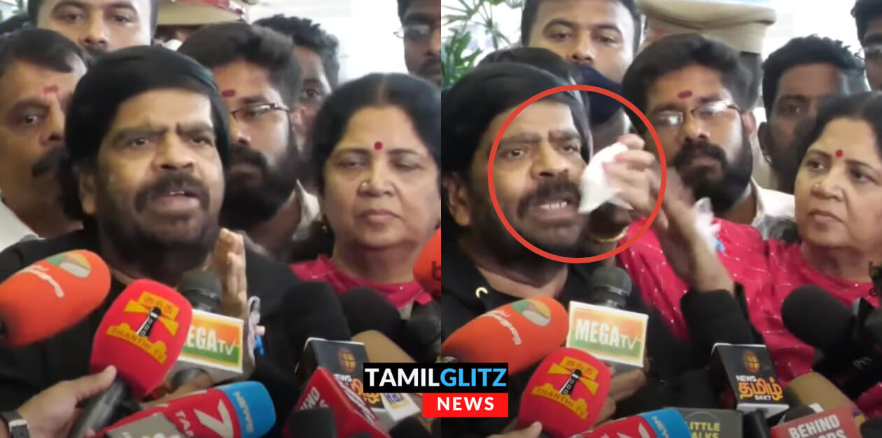 அமெரிக்கா செல்லும் முன் பேட்டி அளித்த T.R..உங்க எல்லாருக்கும் ரொம்ப நன்றி..கை எடுத்து கும்பிட்டு கதறி அழுத T.R 105