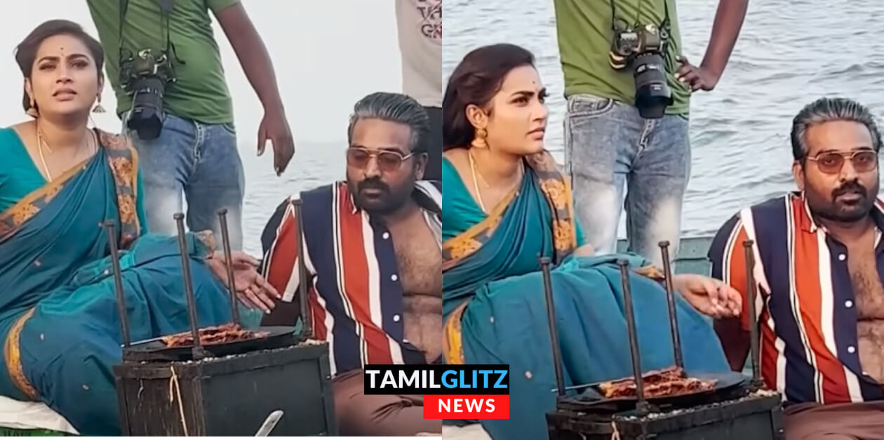 விக்ரம் ஷூட்டிங்கில் நடுக்கடலில் விஜய் சேதுபதியுடன் எடுத்த வீடியோவை பகிர்ந்த மைனா.! VJS உடன் மைனா செய்த சேட்டைகள் 23