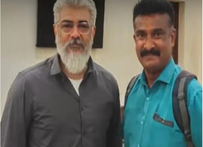 திடீரென நடிகர் ரஜினியை நேரில் சந்தித்த அஜித்!!!நடந்தை கூறிய அஜித்தின் மேனேஜர் சுரேஷ் சந்திரா!!வைரலாகும் புகைப்படம்!! 7