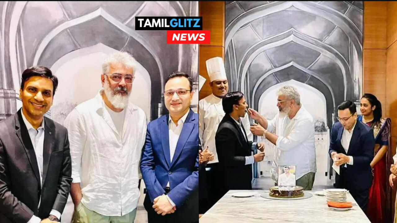 "அஜித்திற்கு சர்ப்ரேஸ் கொடுக்க நினைத்து சர்ப்ரேஸான ஹோட்டல் ஊழியர்கள்"!! பரிசளித்த கேக்கை அவர்களுடனே வெட்டி மகிழ்ந்த அஜித் 133