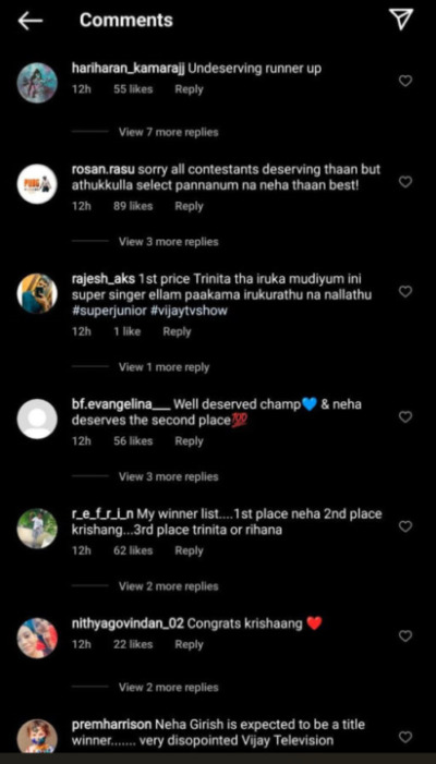 நீங்களே முடிவு பணிக்க எங்கள எதுக்கு ஒட்டு போட சொல்றீங்க"!!"நடந்து முடிந்த சூப்பர் சிங்கர் ஜூனியர் 8"!!"எழுந்த சர்ச்சைகள்"!! 15