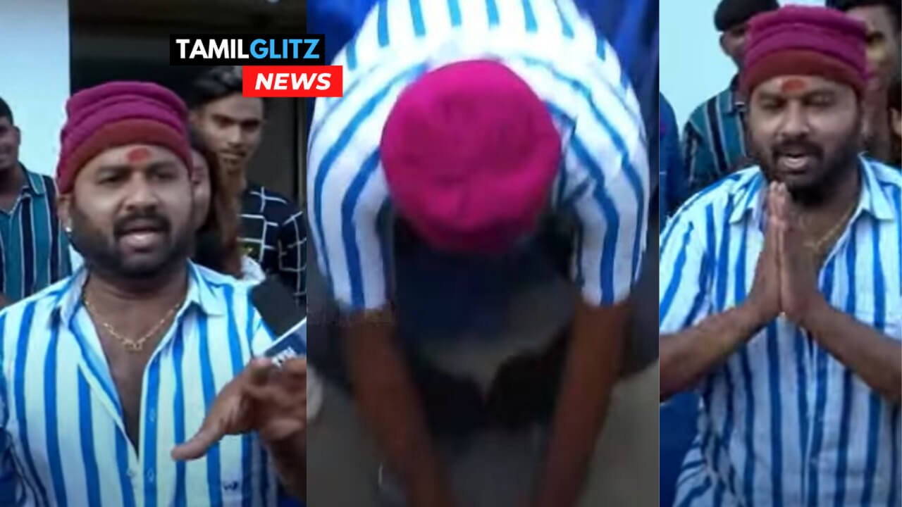 திடீரென காலில் விழுந்த "கூல்" சுரேஷ்!!பதறிய பேட்டியளர்கள் பேட்டியாளர்களிடம் செய்த "கூல்" சுரேஷ் செய்த செயல்!! 41
