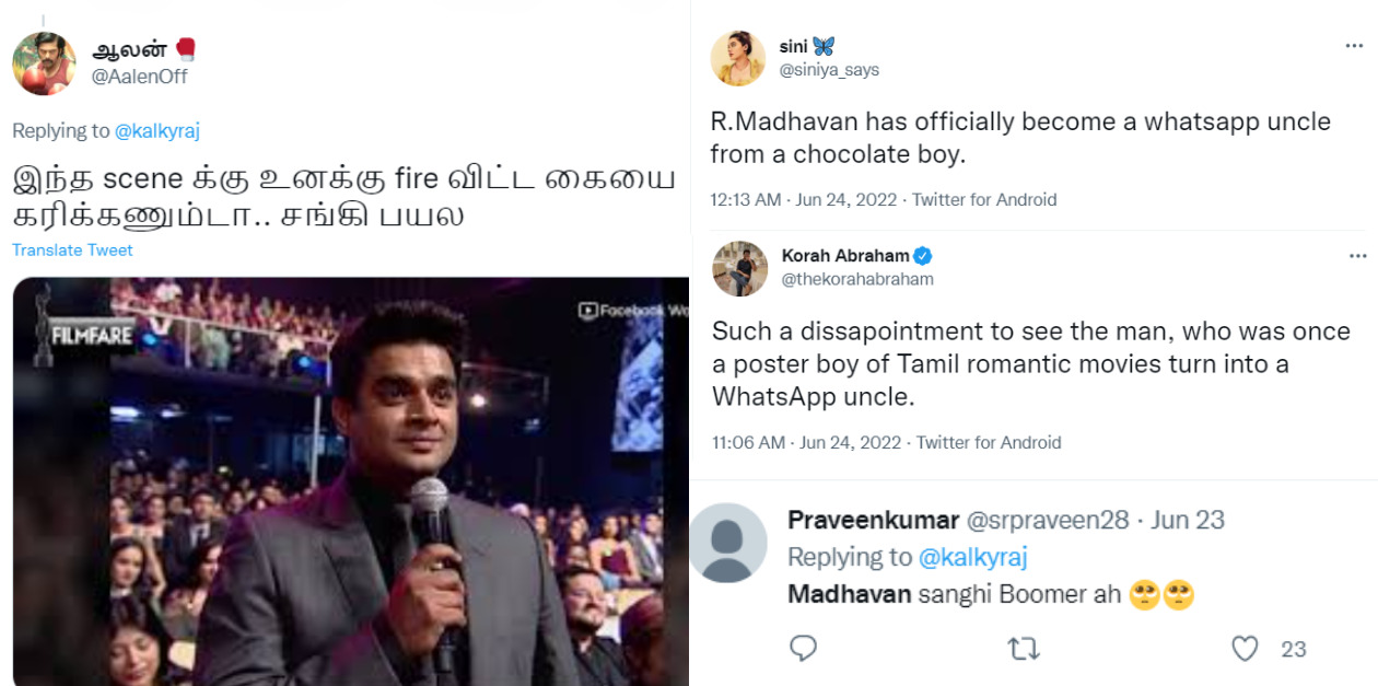 எனக்கு இது தேவைதான்..பஞ்சாங்கம் பத்தி பேசுனது தப்புதான்..என் அறியாமையை உணர்கிறேன்..ட்ரோல்ஸ்க்கு பதில் அளித்த மாதவன் 5