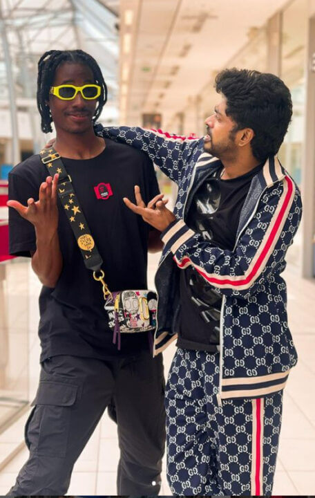 "டேய், சீ..ஆடு"!! ஆப்பிரிக்கா நபரை பத்தல பத்தல பாடலுக்கு நடனமாட வைத்த சாண்டி மாஸ்டர்!! 9