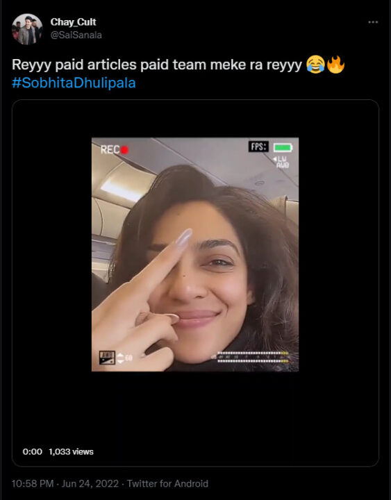 "ரொம்ப கடுப்பு ஏத்திட்டாங்க போல"!!"ஐந்தே நொடிகளில் நாகசைதன்யாவுடனான தொடர்பு குறித்து பளிச் பதிலளித்த சோபிதா"!! 19