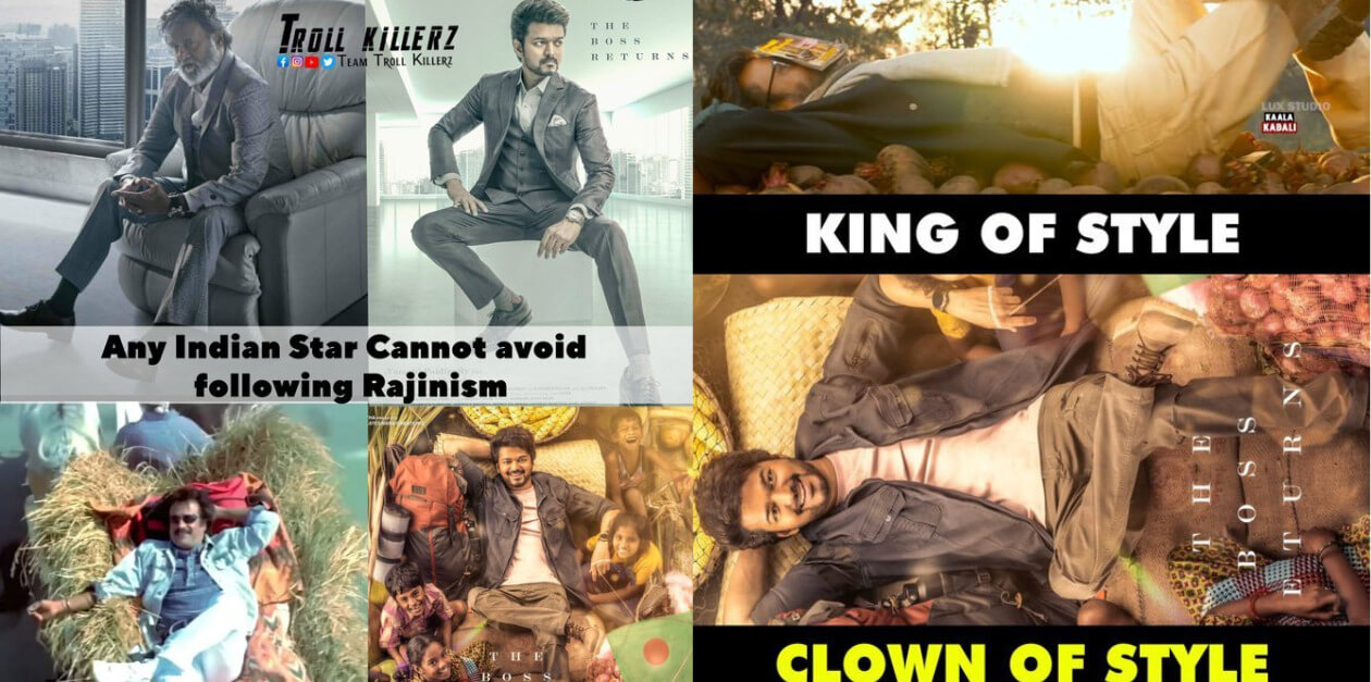 கண் ஆஸ்பத்திரியில் இருந்து சுடப்பட்டதா வாரிசு போஸ்டர்..கடுமையாக மோதிக்கொள்ளும் விஜய், ரஜினி ரசிகர்கள். 5