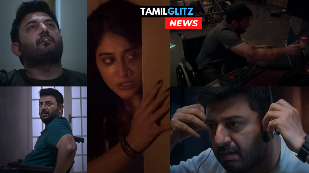 "கத்தியை தீட்டாமல் புத்தியை தீட்டும் அரவிந்தசாமி"!!"வீல் சேர்ரிலிருந்து உட்கார்ந்த படியே மிரட்டும் "கள்ளப்பார்ட்" படத்தின் டீஸர். 133