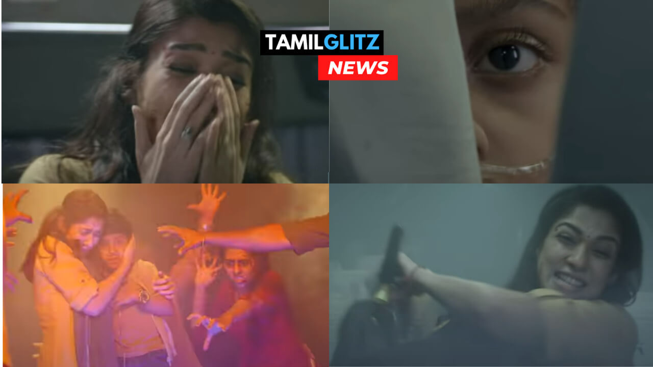 "ஆக்ஸிஜன் காலியான அவுங்களே ஒருத்தர ஒருத்தர் அடிச்சிக்கிட்டு கொன்னுடுவாங்க"!!அடுத்தடுத்த திக் திக் நிமிடங்களுடன் கவனம் ஈர்க்கும் நயன்தாராவின் "O2" ட்ரைலர்!! 57