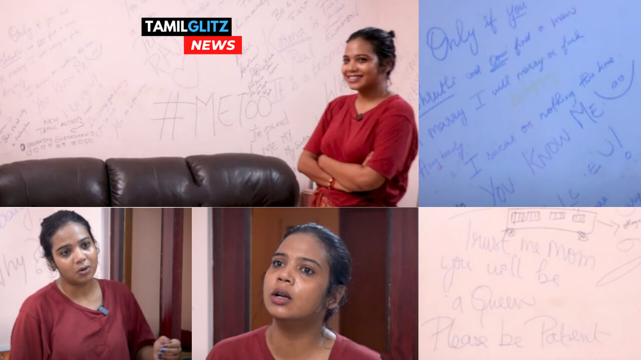 "எதையுமே மறந்துட கூடாது'னு தான் இப்படி எழுதி வெச்சிருக்கேன்"!!கஜினி சூர்யா போல் வாழ்ந்து கொண்டிருக்கும் ஸ்ரீநிதி!! 35