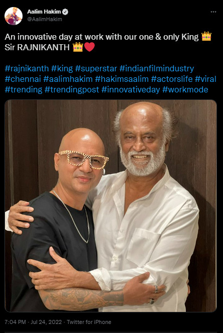 "ஜெயிலர்" படத்தில் இணையும் ஹாலிவுட் பிரபலம்"!! அப்போ படத்துல தலைவர் வேறலெவல இருக்க போறாரு"!! 11