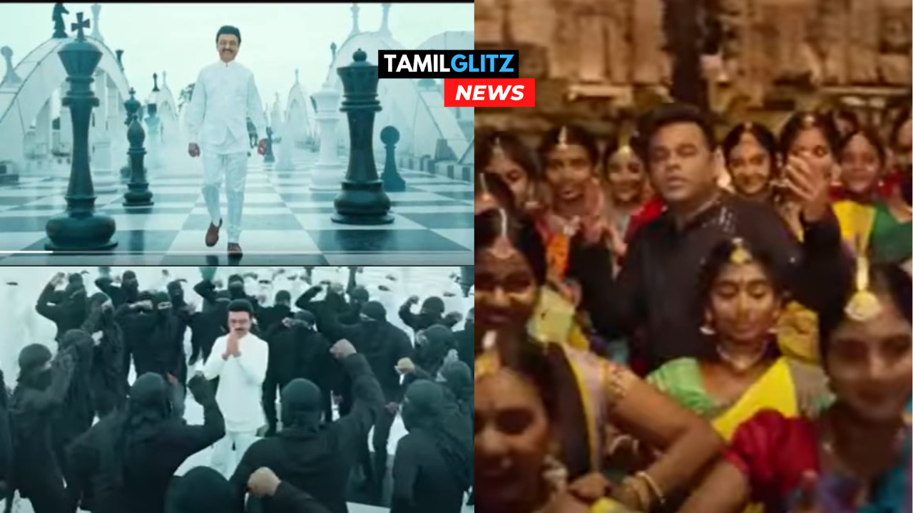"ஏ.ஆர்.ரகுமான் இசையில் முதல்வர் மு.க.ஸ்டாலின்.....ரஜினி வெளியிட்ட டீஸர்" 149