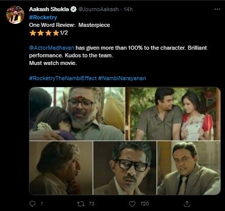"ரோலெக்ஸ் மாஸ்'னா.....ராக்கெட்டரி கிளாஸ்"!! பட்டைய கிளப்பி இருக்கும் மாதவனும் சூர்யாவும்!! ரசிகர்களின் ட்விட்டர் ரிவியூ!! 5