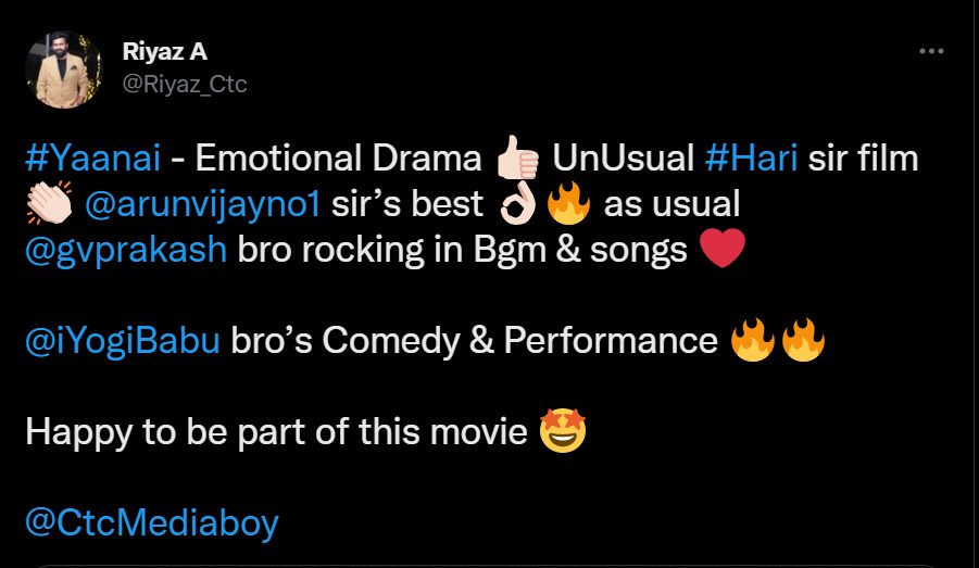 "படம் பேரு தான் "யானை"...ஆனா சிறுத்தைய விட படம் ஜெட் ஸ்பீட்"!!"ஹரியின் வெறித்தனமான "யானை"!! மாஸ் அருண்விஜய்!! 7