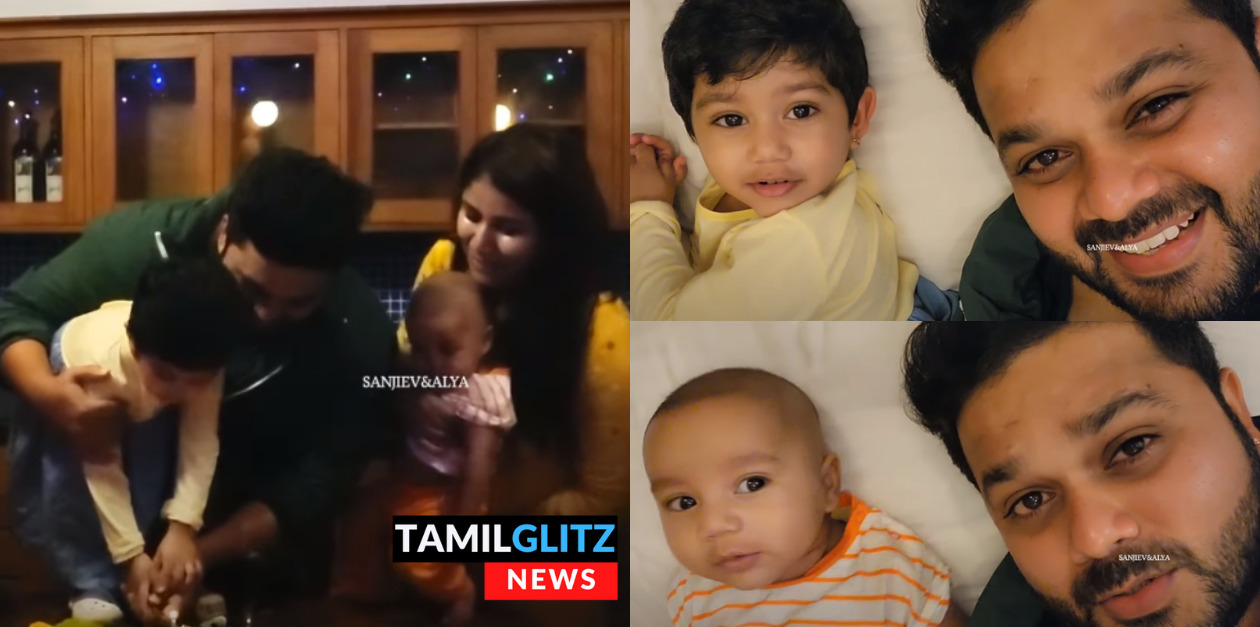 அப்பா நான் கேக் வெட்டுறேன்..! தனது மகன் மகளுடன் பிறந்தநாளை கொண்டாடிய சஞ்சீவ் | Alya Manasa Sanjeev 133