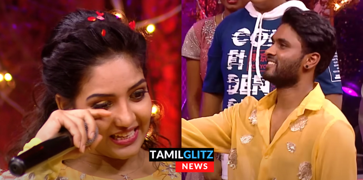 ஐ லவ் யூ பாவனி..! மேடையில் செம்ம Cute ஆக ப்ரொபோஸ் செய்த அமீர்..கண்கலங்கிய பாவனி.. 95