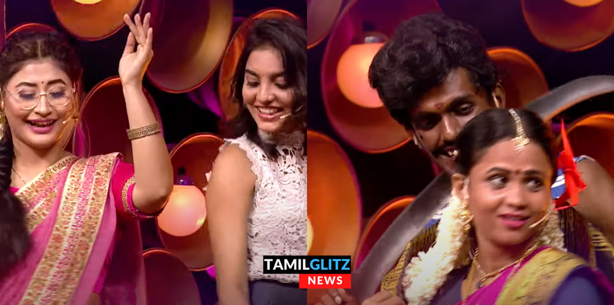 குக் வித் கோமாளியில் அரையிறுதி சுற்று..! ஒரு குக்குக்கு 2 கோமாளிகள்..வேற லெவல் கெட்டப்பில் வந்த கோமாளிகள் 23