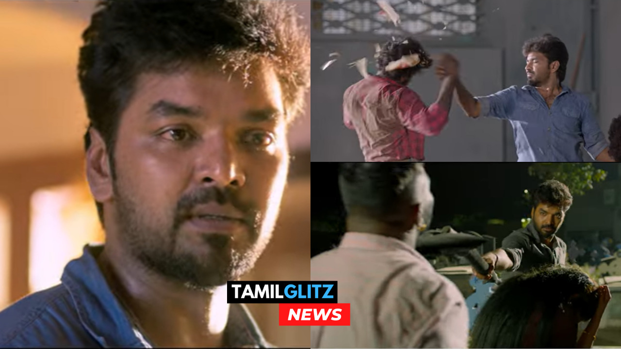"இனிமே அப்பாவ பாத்துலாம் பயப்படமாட்டேன்....அடிச்சி நொறுக்கிடுவேன்"!! ஆக்ஷன் அவதாரத்தில் ஜெய்யின் "எண்ணித்துணிக" ட்ரைலர்"!! 95