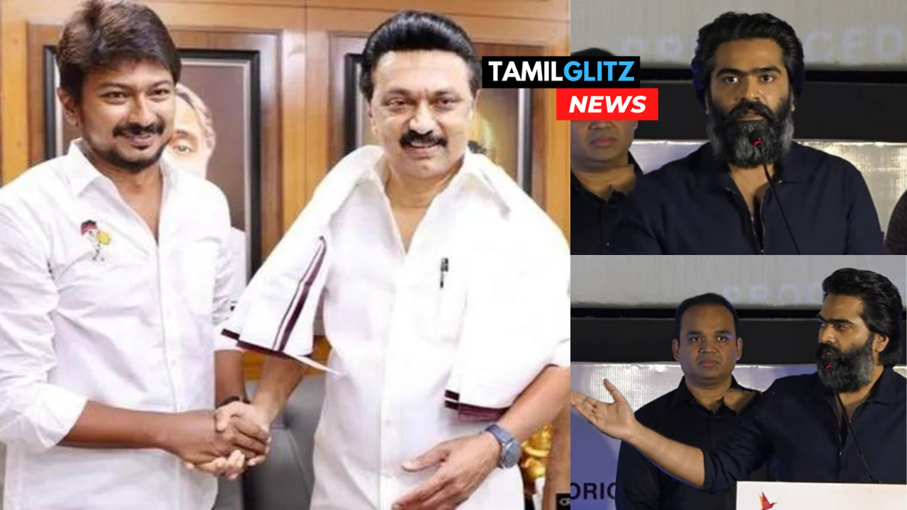 "uncle ஸ்டாலினுக்கும், உதய் அண்ணாவுக்கும் ரொம்ப thanks - மேடையில் நெகிழ்ந்த சிம்பு" 77