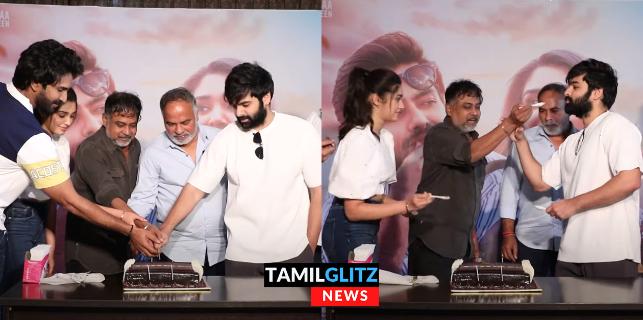 படம் வெளியான அடுத்த நாளே வெற்றி விழா கொண்டாடிய தி வாரியர் படக்குழு..கேக் வெட்டி கொண்டாட்டம் 35