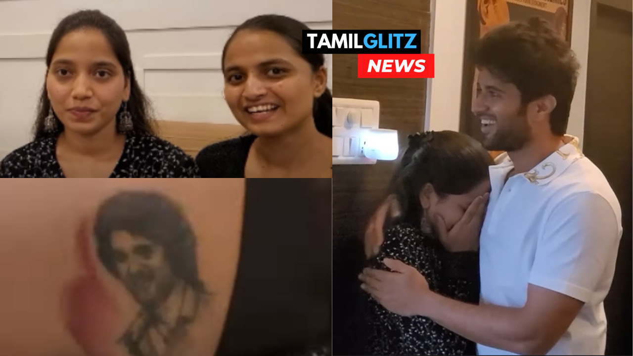 "கேட்டா வெறித்தனமான Fan'னு சொல்லுவாங்க!! முதுகில் விஜய் தேவரகொண்டாவின் உருவத்தை tattoo செய்துள்ள பெண்"!! 123