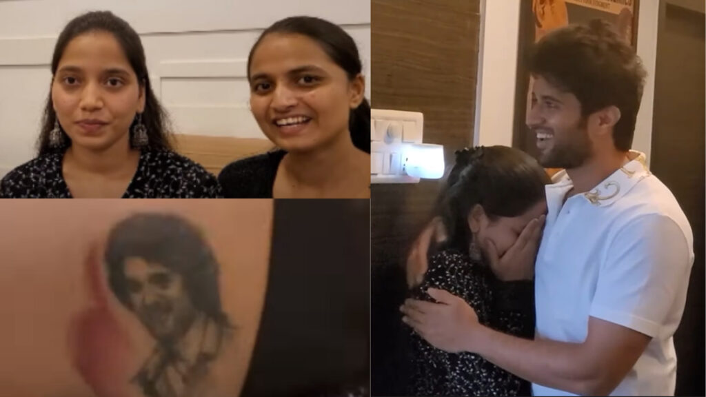 "கேட்டா வெறித்தனமான Fan'னு சொல்லுவாங்க!! முதுகில் விஜய் தேவரகொண்டாவின் உருவத்தை tattoo செய்துள்ள பெண்"!! 9