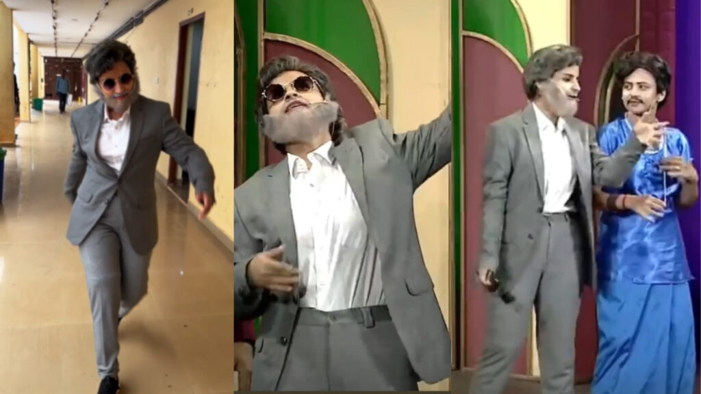 "சும்மா அதிருத்துல"!! "கபாலி கெட்டப் ஆனா டி.ஆரா மாறிய சிவாங்கி"!! 11