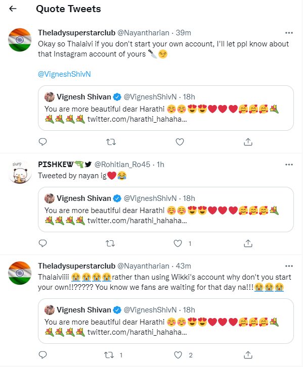 அழகா இருக்கீங்க டியர் ஆர்த்தி.! விக்னேஷ் சிவன் போட்ட கமெண்ட்..வச்சி செய்யும் நெட்டிசன்கள்.! 5
