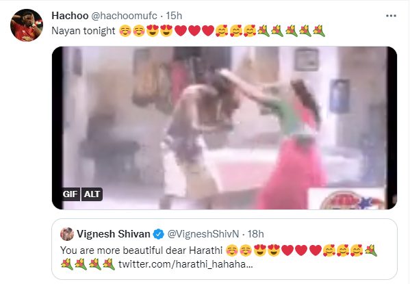 அழகா இருக்கீங்க டியர் ஆர்த்தி.! விக்னேஷ் சிவன் போட்ட கமெண்ட்..வச்சி செய்யும் நெட்டிசன்கள்.! 9