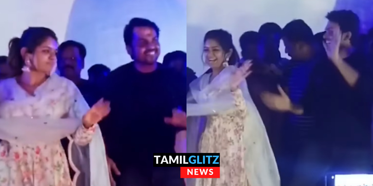 மதுர வீரன் பாடலுக்கு கார்த்திக்குடன் இணைந்து மேடையில் செம்ம கியூட் ஆக ஆடிய அதிதி 7