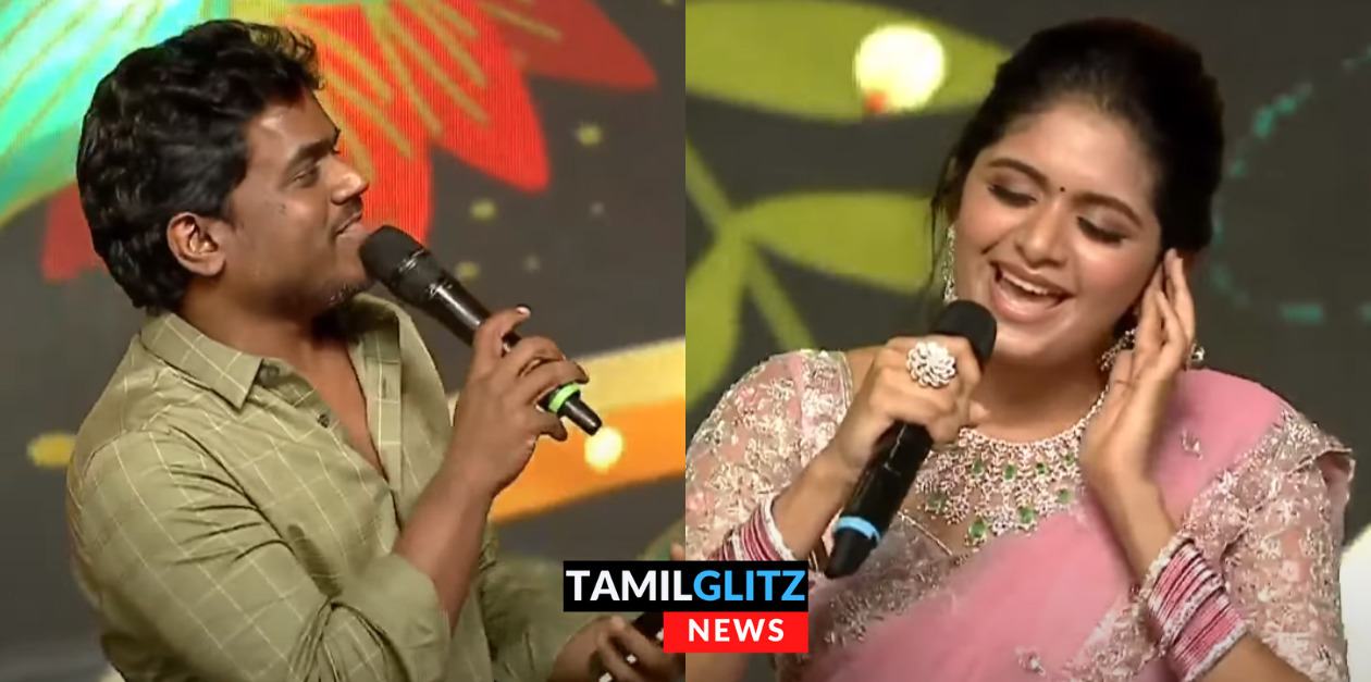 யுவனுடன் சேர்ந்து பாட்டு பாடி செம்ம Cute ஆக டான்ஸ் ஆடி, மேடையை அலறவிட்ட அதிதி.! 103