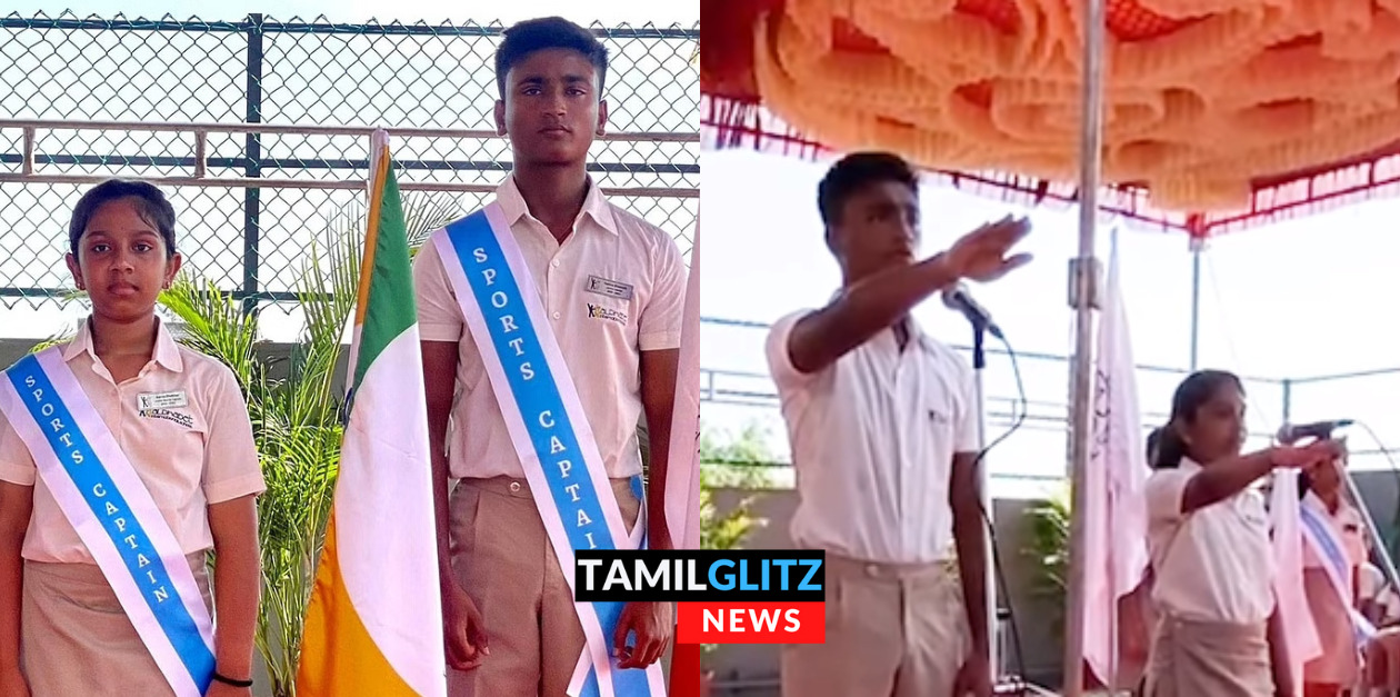 யாத்ரா என்னும் நான்..! மேடையில் செம்ம கெத்தாக பதவி ஏற்றுக்கொண்ட தனுஷ் மகன்.! 1
