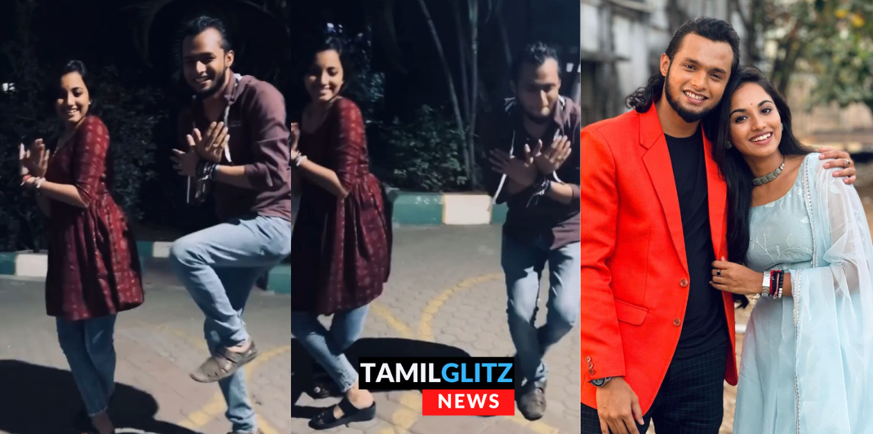 ஸ்ரீதர் சேனாவுடன் இணைந்து மேகம் கருக்காதா பாடலுக்கு செம்ம ரொமான்டிக் ஆக ஆடிய மானசி..Cute Video 31